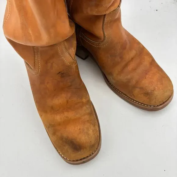 Vintage Landis Campus Ranch Leather Western Boots Men's 10D